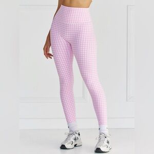 Astoria LUXE BALANCE Full Length Leggings - PINK GINGHAM